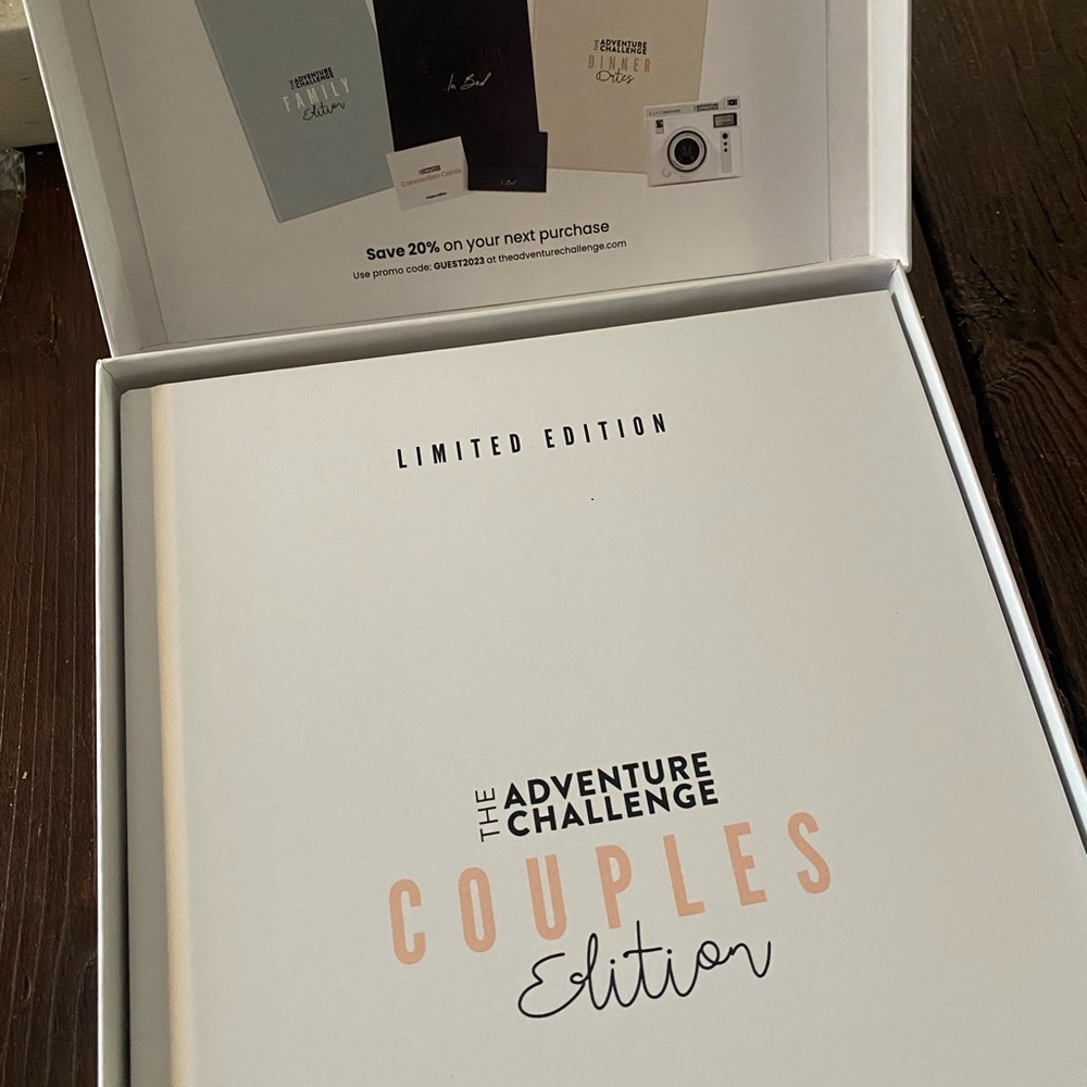 The Adventure Challenge Couples Limited Dating Edition Book - Picture 2 of 6